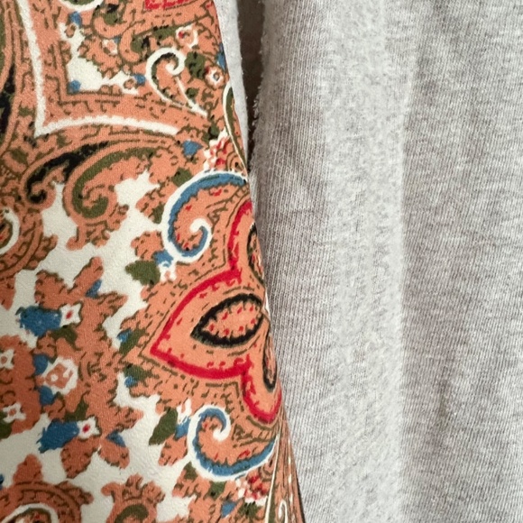 Free People Cotton Vintage Affair Oversized Pullover Long Sleeve Top M - Picture 9 of 11